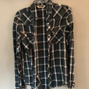 Salt Western Style Plaid Shirt. Great condition.